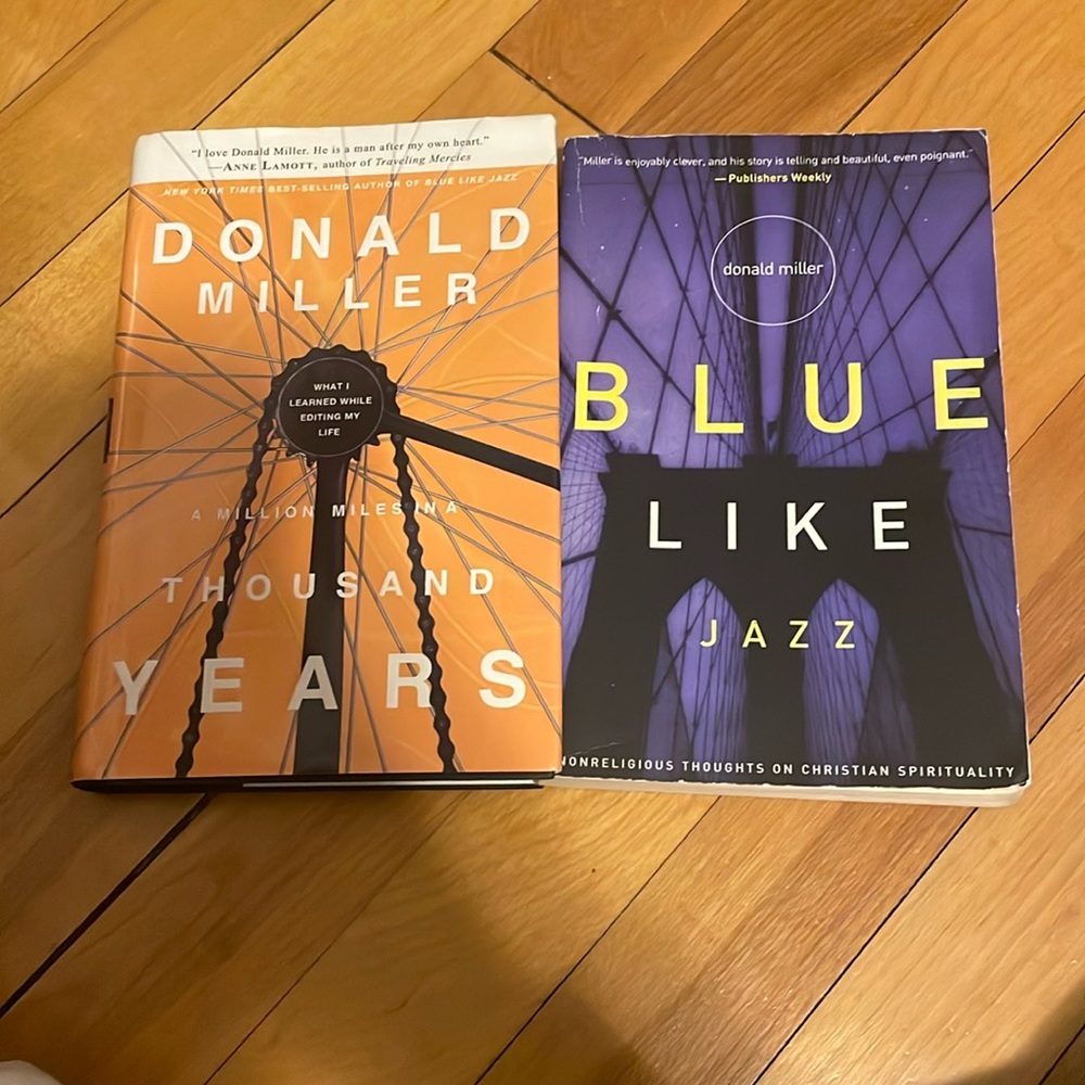 Donald Miller Books- A Million Miles in a Thousand Years+ Blue Like Jazz
